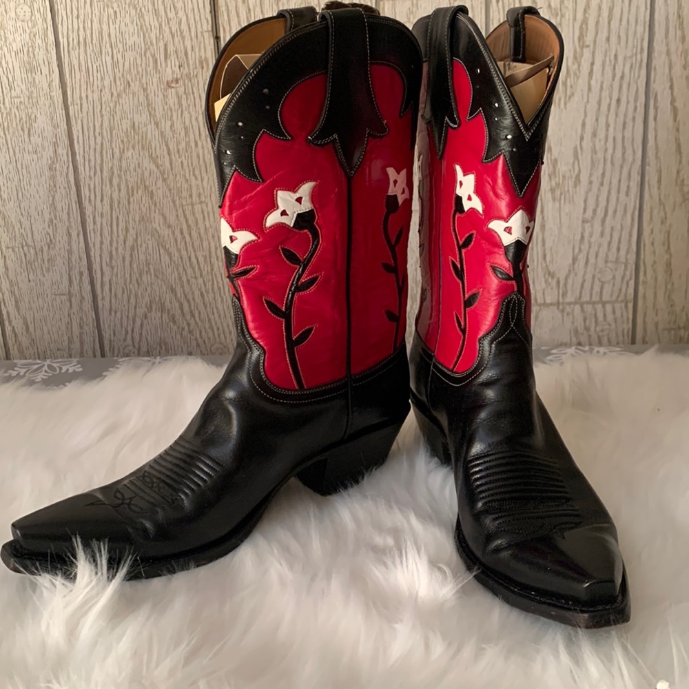 Lucchese Roadhouse Ramblers Ladies Western Boots Size 10